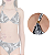 Biquíni Feminino Estampado Juv Moças Bojo Calcinha Borboleta - Imagem 3