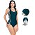 Kit Maiô Feminino Moda Praia Natação Poliamida Premium Liso - Imagem 6