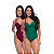 Kit 2 MaiôS Feminino Bojo Fixo Transpassado Levanta Busto Praia - Imagem 7