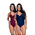 Kit 2 MaiôS Feminino Bojo Fixo Transpassado Levanta Busto Praia - Imagem 3