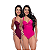 Kit 2 MaiôS Feminino Bojo Fixo Transpassado Levanta Busto Praia - Imagem 5