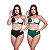 Biquínis Feminino Kit 2 Peças Bicolor Chapa Barriga Cós Alto Modelador - Imagem 8