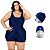 Maiô Natação Hidroginástica Plus 50 ao 56 Plus Size + Touca Brinde Kit - Imagem 7