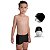 Kit Infantil Sunga Boxer Proteção Solar Uv 50 Cadarço Lisa Basica 2025 - Imagem 5