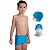 Kit Infantil Sunga Boxer Proteção Solar Uv 50 Cadarço Lisa Basica 2025 - Imagem 9