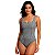Maiô Body Feminino Chapa Barriga Grosso Asa Delta Textura Malte Elegante Forrado - Imagem 1