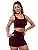 Conjunto Academia Top e Short Feminino Com Bolso Lateral Grande Celular Premium Full - Imagem 7