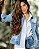 Jaqueta Jeans Destroyed Lavagem Clara - Imagem 1