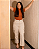 Calça Cropped Cargo - Imagem 1