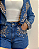 Shorts com Bordado Jeans - Imagem 1
