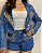 Shorts com Bordado Jeans - Imagem 3