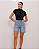 Bermuda Jeans Destroyed Jeans - Mamô - Imagem 4