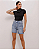 Bermuda Jeans Destroyed Jeans - Mamô - Imagem 2