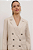 Blazer Linho Risca de Giz Natural - Mamô - Imagem 2