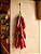 Decoração Cacho De Pimenta Artesanal Fieira Penca Madeira Vermelho Penca Pimenta - Imagem 1