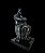 Sonia Ebling - Escultura em Bronze  "Casal no colo " . 37x18x18cm (fora a base) - Imagem 7
