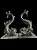 Peixe mitológico - escultura em bronze - 26x14cm (fora a base) - Imagem 6