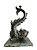Peixe mitológico - escultura em bronze - 26x14cm (fora a base) - Imagem 7