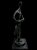Sonia Ebling - escultura em bronze 35x13cm (medidas totais) c. jv8 - Imagem 8