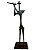Bruno Giorgi - "Flautista" - Escultura em bronze - 71x28cm ( medidas totais) - Imagem 1