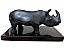 Sonia Ebling, "Rinoceronte" - Escultura em bronze 50x24x23cm (medidas totais) g1 - Imagem 1