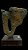 Caciporé Torres - Escultura em Bronze, 22x16cm (medidas totais). LM - Imagem 6