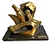 Thora Schall, Escultura Em Bronze, 25x30cm Jv9a - Imagem 1