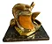 Thora Schall, Escultura Em Bronze, 25x30cm Jv9a - Imagem 2