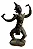 Escultura Indiana Em Bronze, 10x7cm Jv9 - Imagem 1