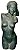 Antiga Escultura Vintage Em Bronze , 30x11cm. Assinada G7 - Imagem 1
