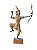 Rama . Príncipe tailandês em bronze . 15x05x27xm ! - Imagem 1