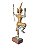 Rama . Príncipe tailandês em bronze . 15x05x27xm ! - Imagem 3
