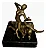 Cris Koelle, Escultura Em Bronze, 12x11cm Jvs7 - Imagem 3