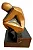 Yole Travassos,escultura Em Bronze, 7x12cm (med Totais) Jv9 - Imagem 3