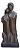 Semiramis Rosa Bronze, Casal, Medindo 27x11x09cm Com Base B8 - Imagem 1