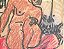 E. Di Cavalcanti,desenho Sbr Cartão 33x17cm Medid Interna G7 - Imagem 3