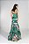 Vestido Agilitá Longo Verde Flores Alça - Imagem 6