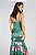 Vestido Agilitá Longo Verde Flores Alça - Imagem 7