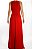Vestido Longo Victor Dzenk Vermelho - Imagem 3
