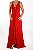 Vestido Longo Victor Dzenk Vermelho - Imagem 1