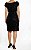 Vestido Midi Ralph Lauren Ombro a Ombro Preto Paetês - Imagem 3