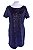 Vestido Curto Le Lis Blanc Azul Marinho Paetês - Imagem 4