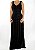 Vestido Le Lis Blanc Preto Longo - Imagem 1