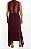 Vestido Le Lis Blanc Roxo Decote Gota Saia Renda - Imagem 5