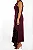 Vestido Le Lis Blanc Roxo Decote Gota Saia Renda - Imagem 4