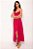 Vestido Longo Andrea Marques Rosa - Imagem 1