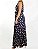 Vestido Longo Le Lis Blanc Azul Marinho Estampa Siri e Conchas - Imagem 8