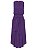 Vestido Longo Le Lis Blanc Roxo - Imagem 1