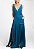 Vestido Longo Bobô Azul Petróleo - Imagem 2