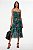 Vestido Animale Verde Estampado - Imagem 1